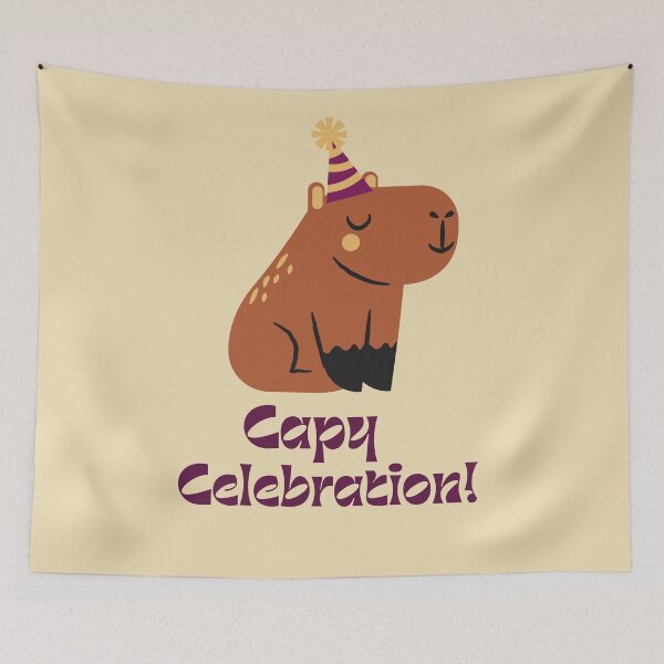 Item preview, Capybara, Capy Celebration designed and sold by artbleed.