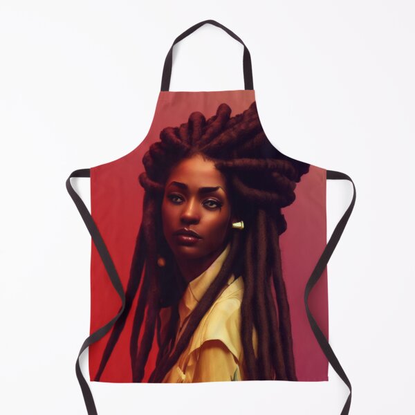 Artikelvorschau, Glamour Naturhaar Dreadlocks Portrait Art entworfen und verkauft von LocFestNYC.