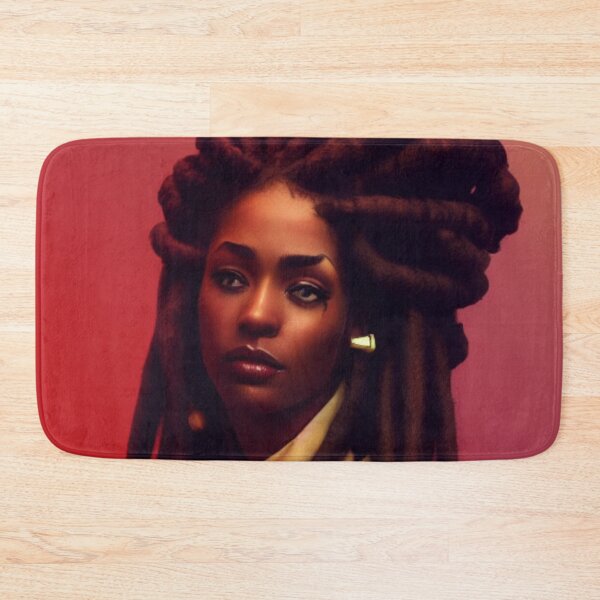 Item preview, Glamour Natural Hair Dreadlocks Portrait Art designed and sold by LocFestNYC.