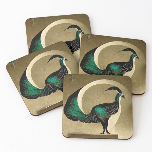 Item preview, Peafowl - Art Deco designed and sold by ToolCuss.