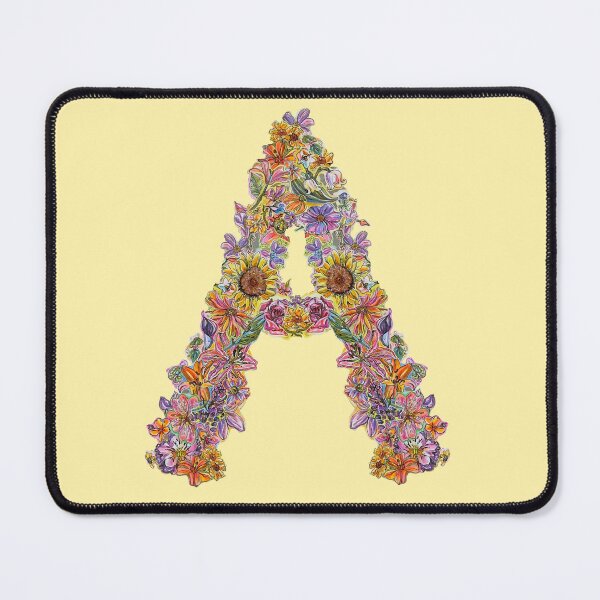 Item preview, A Floral Initial designed and sold by Lenaartist.