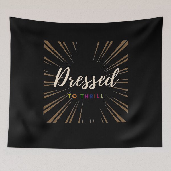 Item preview, Dressed to thrill dark mode designed and sold by Shope2shope.