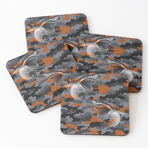 Item preview, Shark with Camouflage designed and sold by DERYA AKINCI.