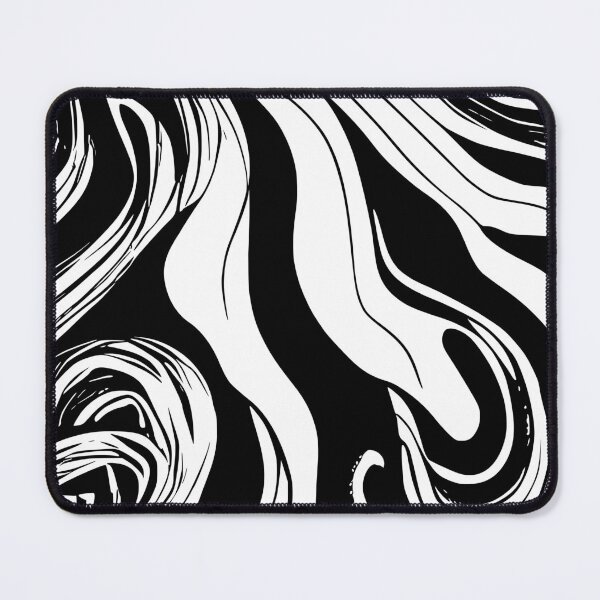 Item preview, Halloween Black and White Abstract Swirl Design designed and sold by HalloweenThings.
