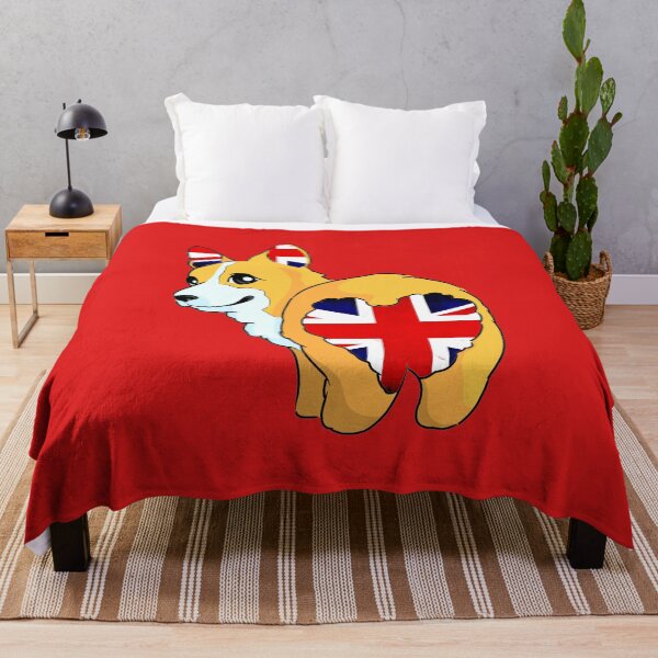 Artikelvorschau, Corgi Brit Flag Butt entworfen und verkauft von GasconyPassion.