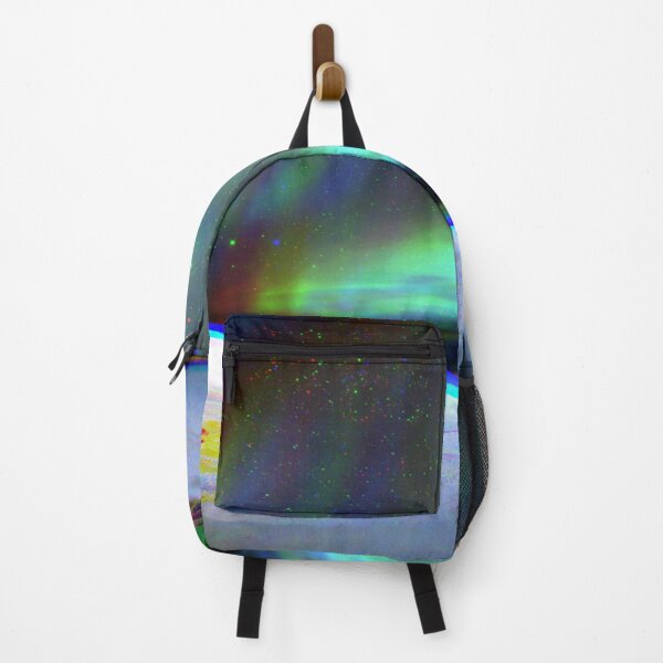 Item preview, Aurora Borealis Northern Lights Retro Vintage 3D Looking Beach Print designed and sold by Thomas Dossman.