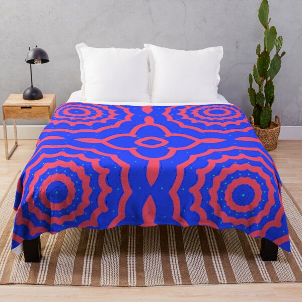 Item preview, Blue, Red And Green Morocan Tile Seamless Pattern  designed and sold by Designs By YL.