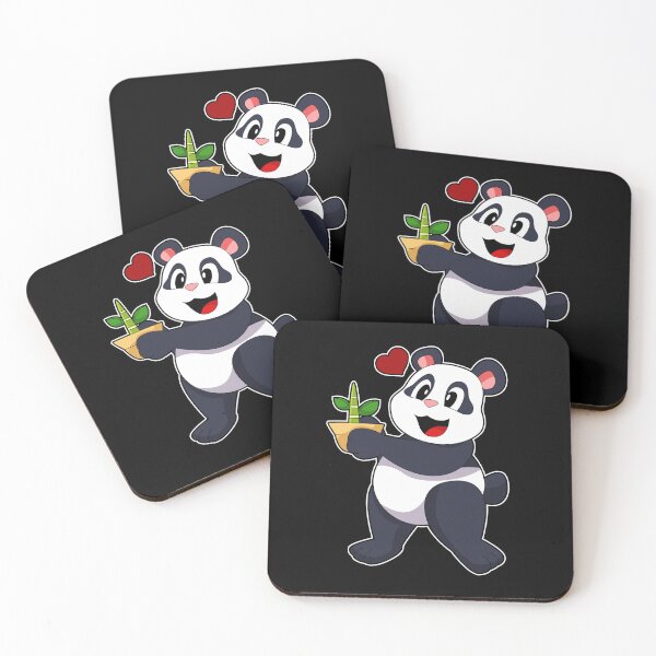 Item preview, Panda with Bamboo Flower designed and sold by Snabdesign84.