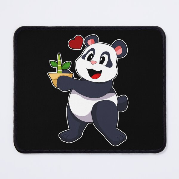 Item preview, Panda with Bamboo Flower designed and sold by Snabdesign84.