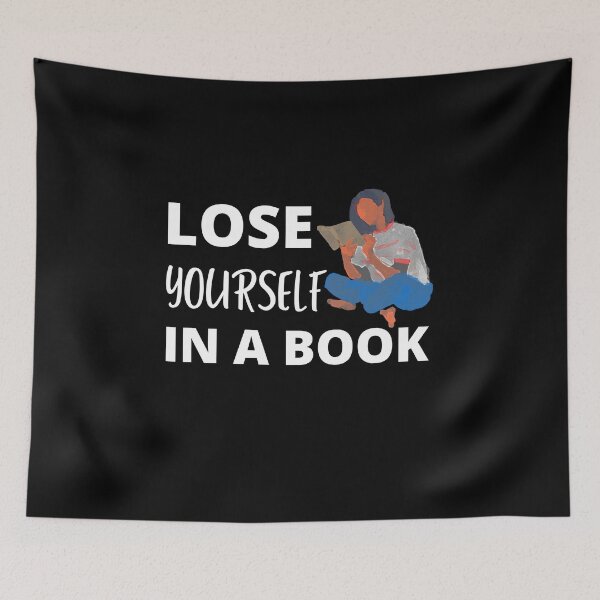 Item preview, lose yourself in a book gifts for book addicts ,lovers  designed and sold by seriesxanime.