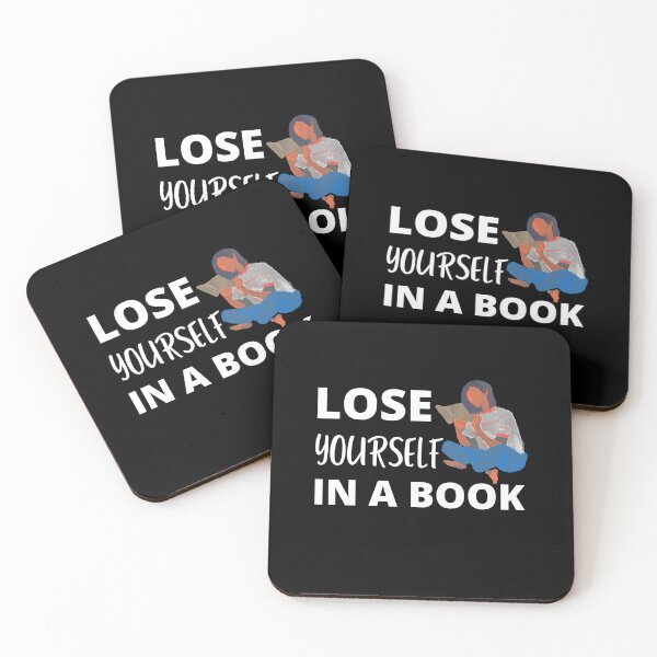 Item preview, lose yourself in a book gifts for book addicts ,lovers  designed and sold by seriesxanime.