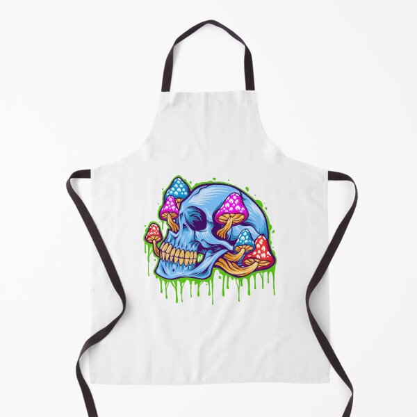 Item preview, Ice Skull Head Psychedelic Mushrooms designed and sold by sweary12.