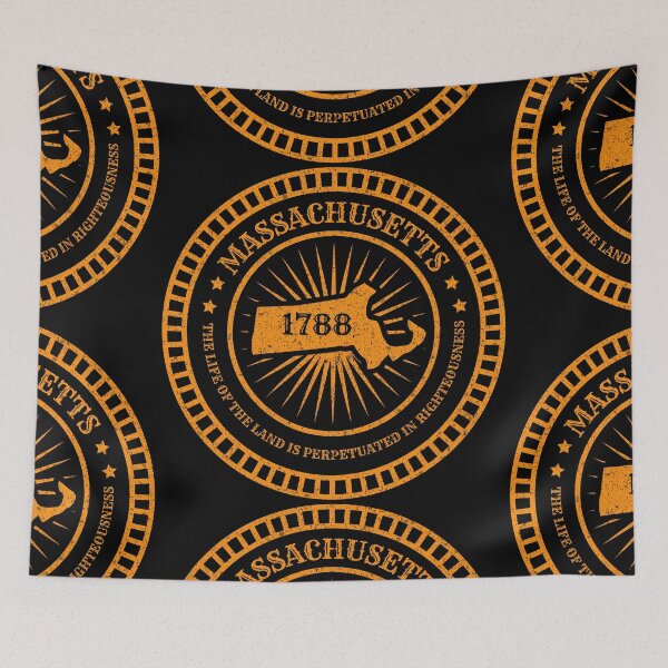 Item preview, Massachusetts State - MA Map Slogan - Massachusettsans designed and sold by Ranggasme.