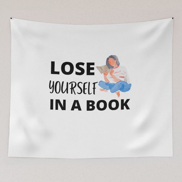 Item preview,  lose yourself in a book gifts for book addicts ,lovers  designed and sold by seriesxanime.