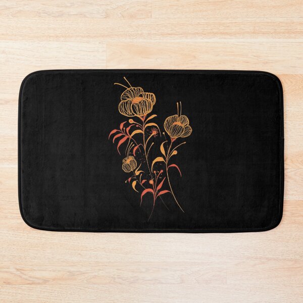 Item preview, Yellow Poppies (on black) designed and sold by Acsah David.