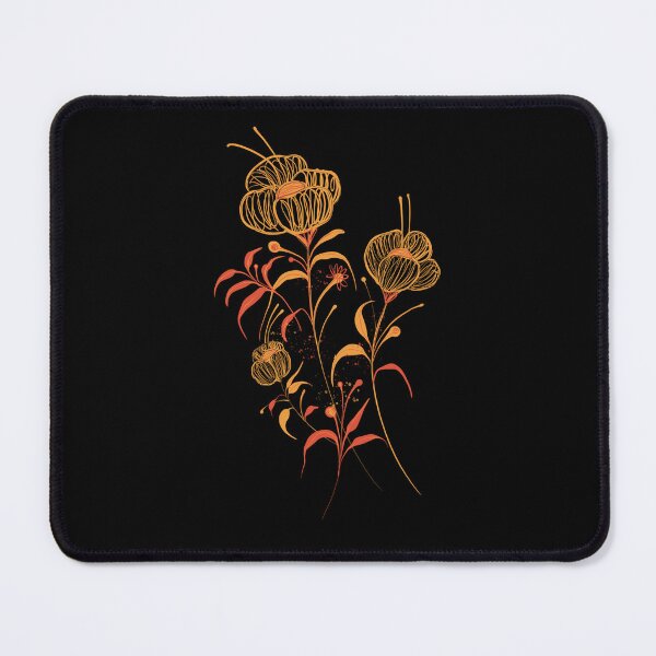 Item preview, Yellow Poppies (on black) designed and sold by Acsah David.