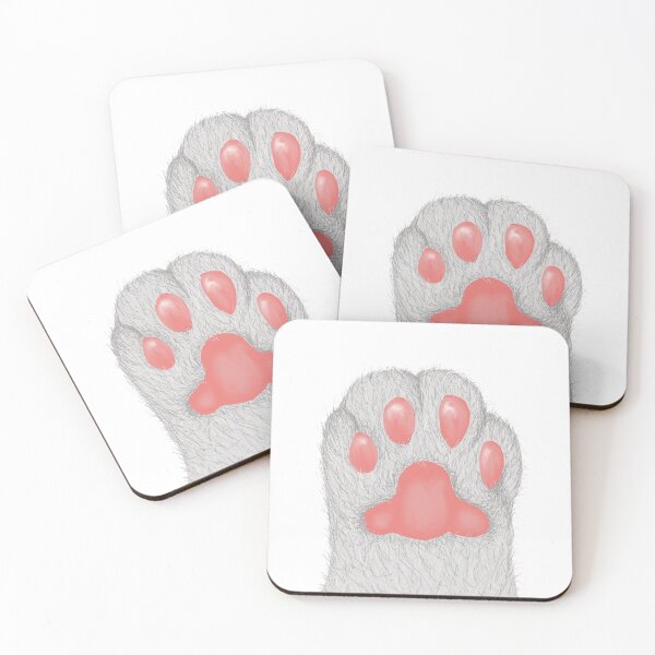 Item preview, Fluffy Pink Toe Beans designed and sold by Luhdiuh.