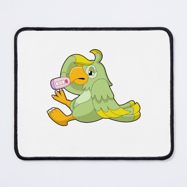 Item preview, Parrot with Clinical thermometer designed and sold by Snabdesign84.