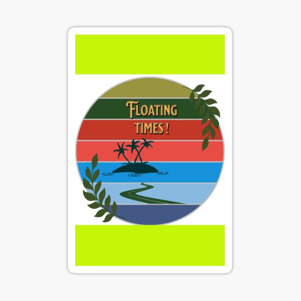 "Floating times." Sticker for Sale by OmnifiCraftings Redbubble
