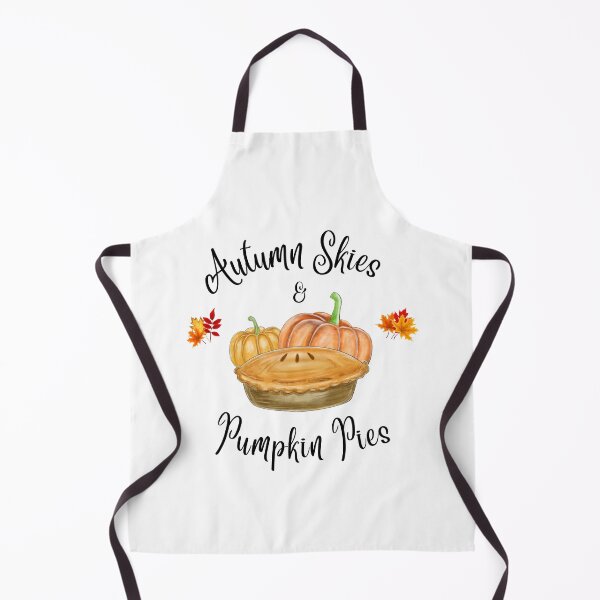 Item preview, Autumn Skies and Pumpkin Pies Fall Sticker/ Autumn Stickers/ Autumn Fall Apron/ Harvest Country Cottage Decor designed and sold by KingdomKubs.