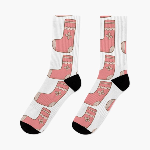Item preview, sweet sock, pink sock,funny gift, gift for kids, mom,dad,girls,cat designed and sold by Targaryen2022.