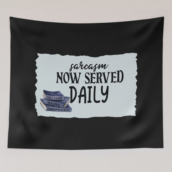 Item preview, Sarcasm now served daily designed and sold by RebeccaRe.