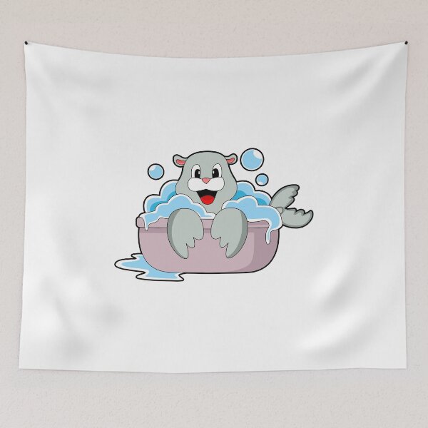 Item preview, Seal in Bathtub designed and sold by Snabdesign84.