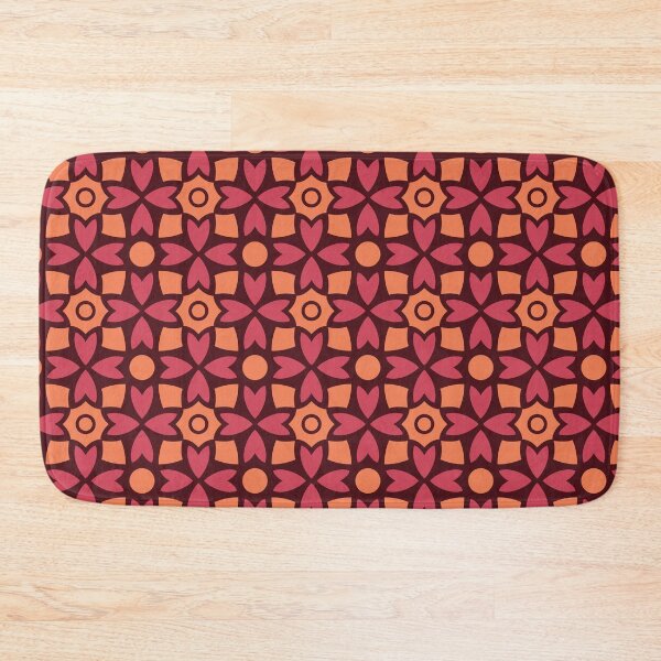 Item preview, Berry red flower pattern designed and sold by darshants.
