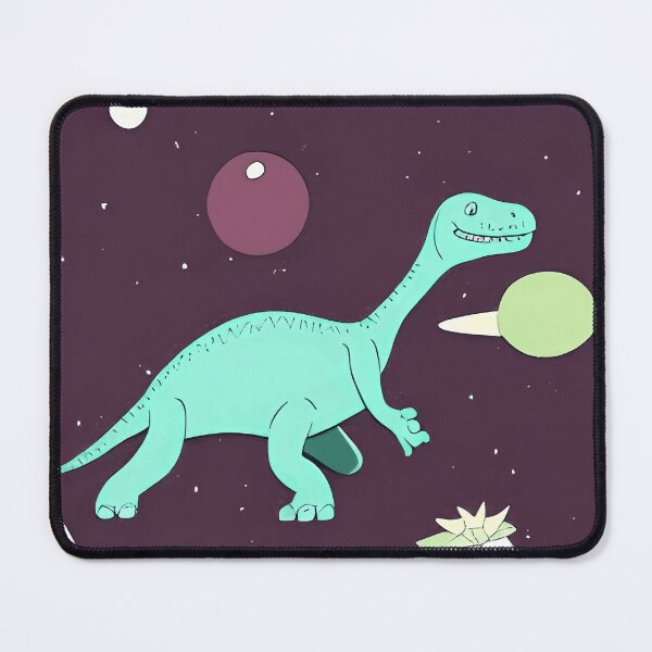 Item preview, Dinosaur in space designed and sold by Blazefoxar.