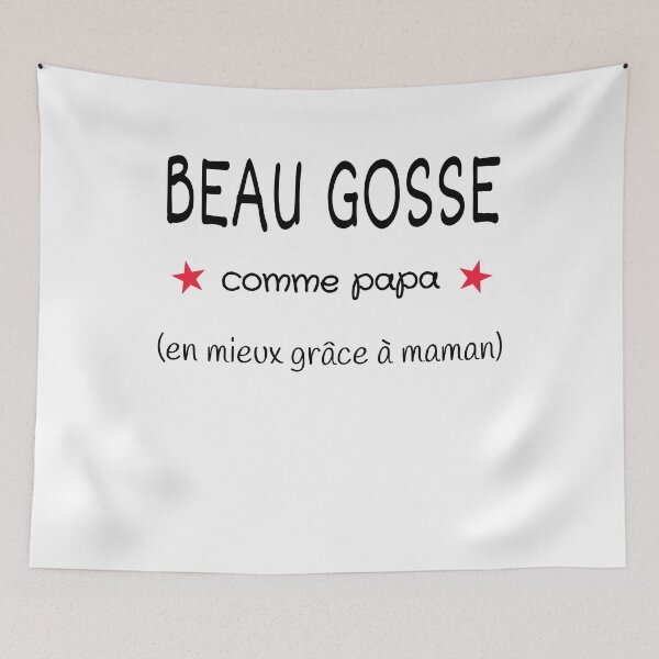 Item preview, Handsome like dad - baby child humor designed and sold by la-petite-folie.