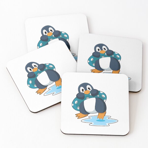 Item preview, Penguin with Lifebuoy designed and sold by Snabdesign84.