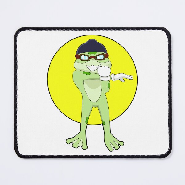 Item preview, Frog with Swimming goggles designed and sold by Snabdesign84.
