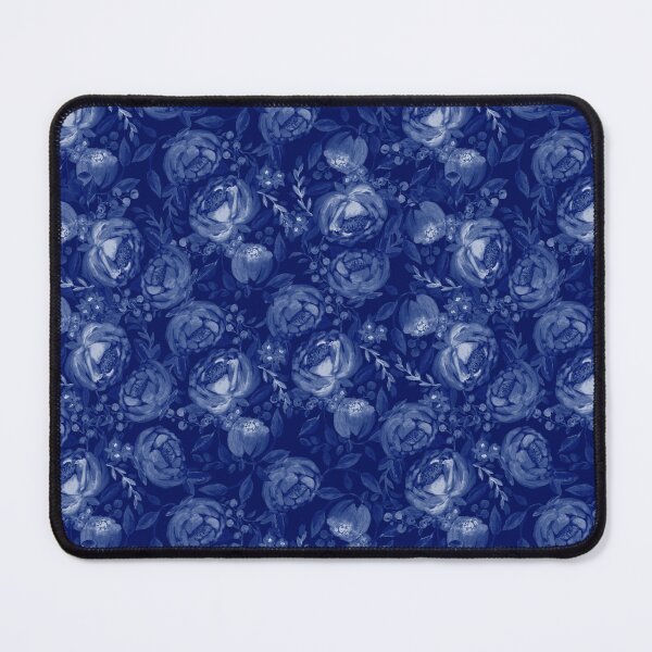 Item preview, Watercolor Blue Floral designed and sold by Lupita Blu.