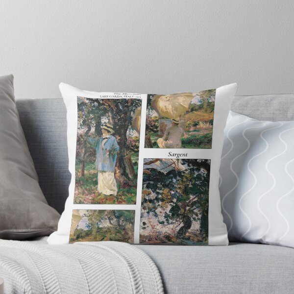 Item preview, John Singer Sargent vintage painting The Sketchers designed and sold by MalignWineArt.