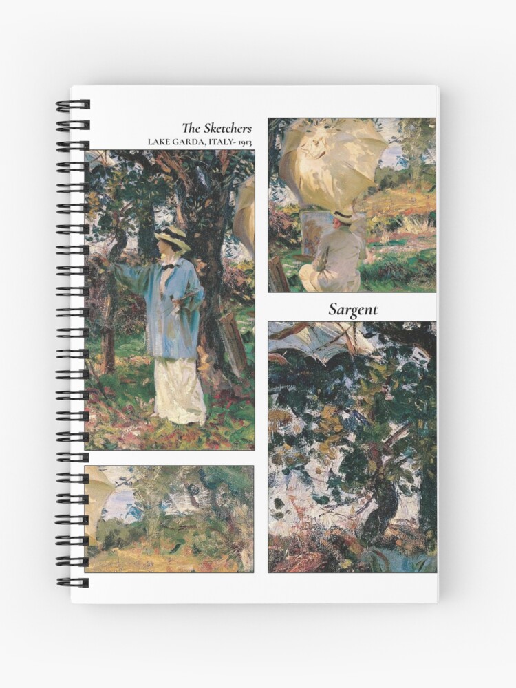 John Singer Sargent vintage painting The Sketchers Journal