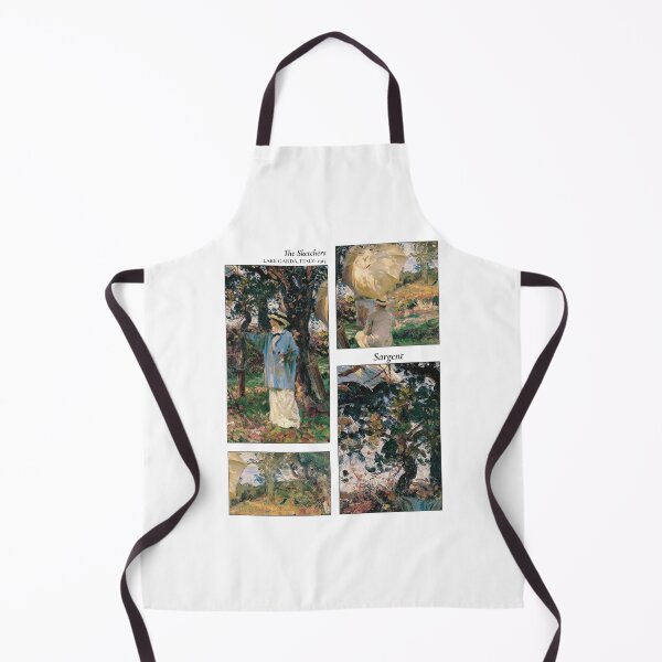 Item preview, John Singer Sargent vintage painting The Sketchers designed and sold by MalignWineArt.