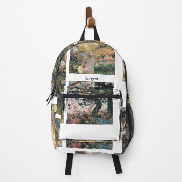 Item preview, John Singer Sargent vintage painting The Sketchers designed and sold by MalignWineArt.