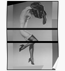 woman dressing down Poster