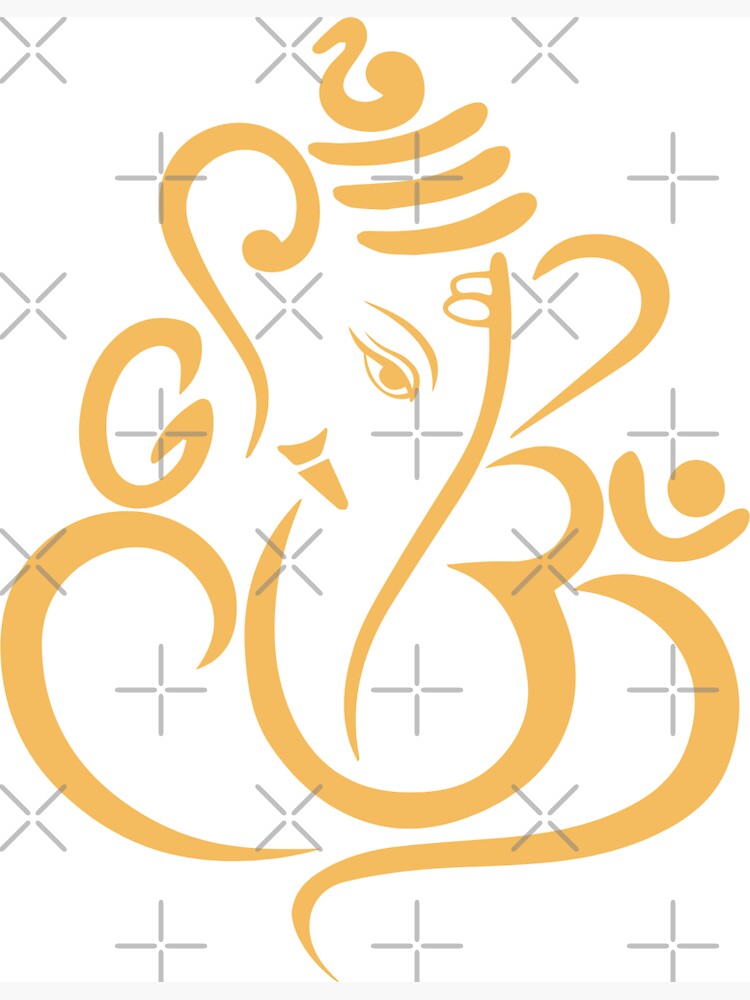 Golden Clipart Ganesh Png, Transparent Png is free transparent png image.  To explore more… | Ganesh, Digital wedding invitations templates, Ganesha  art illustration