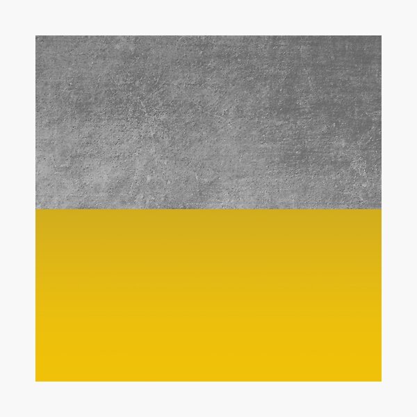 Item preview, Concrete and Mustard Color Block  designed and sold by modoki.
