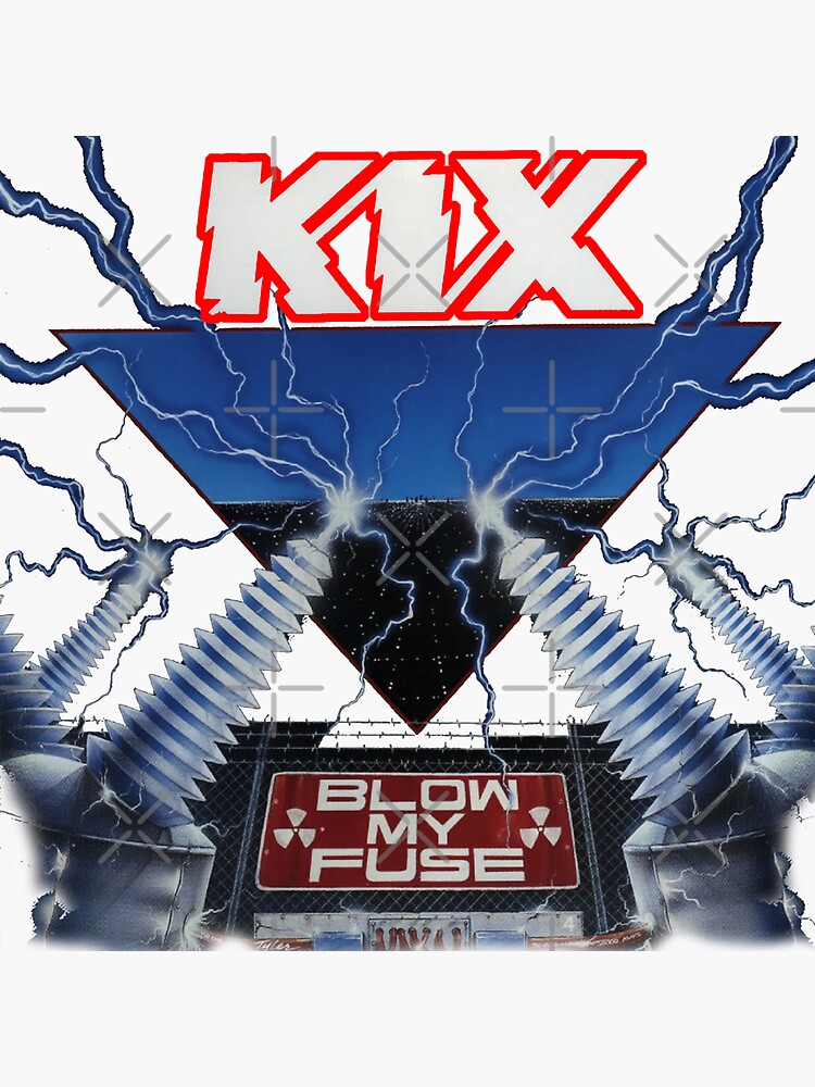 Kix Blow My Fuse Album Cover T-Shirt White – ALBUM COVER T-SHIRTS