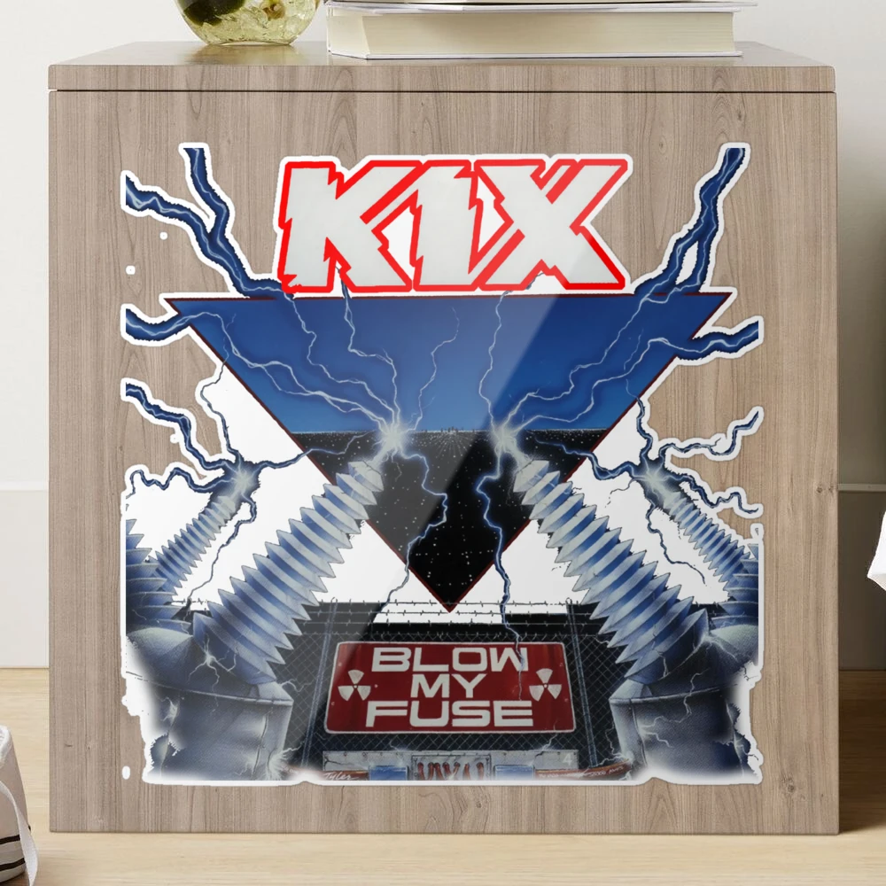 Kix Blow My Fuse Album Cover T-Shirt White – ALBUM COVER T-SHIRTS