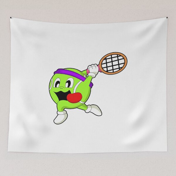 Item preview, Tennis ball with Tennis racket designed and sold by Snabdesign84.