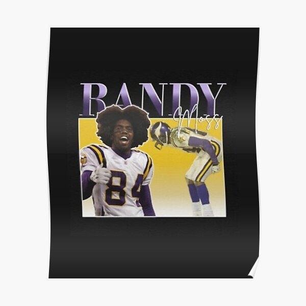 : Randy Moss 11X17 Poster Banner Photo - New! #1: Posters & Prints