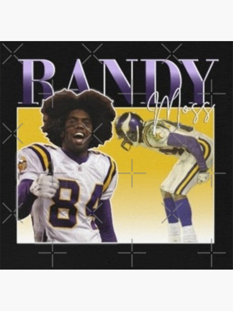 Vikings Randy Moss 84 Signature Design Poster for Sale by