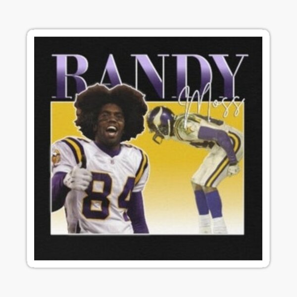 Justin Jefferson Randy Moss T-Shirt, Vintage Randy Moss 90s Style Rap  T-shirt