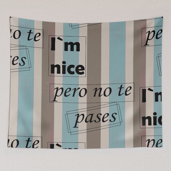 Item preview, pero no te pases colorful background designed and sold by LilaDiams.