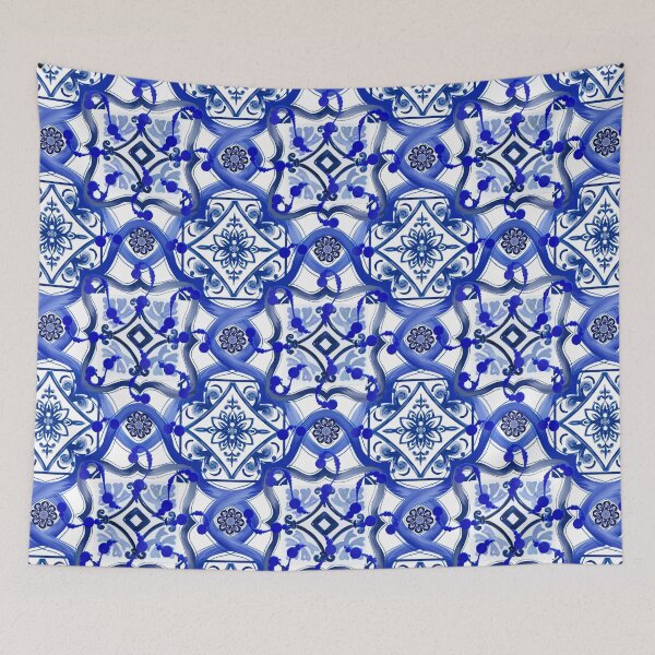 Item preview, Italian tiles,mediterranean,blue tiles  designed and sold by MariaMarinova.
