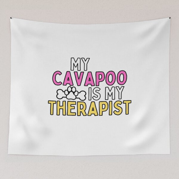 Item preview, My Cavapoo is my Therapist designed and sold by SherlocksStore.