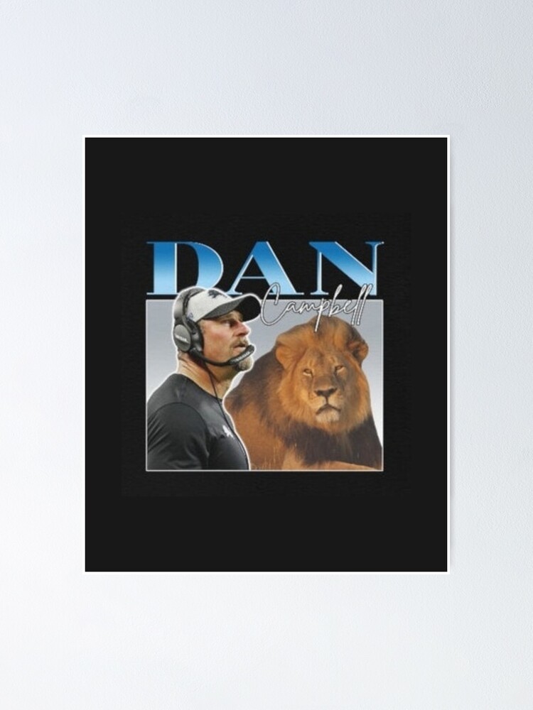 Dan Campbell Coach of Detroit Lions photo retro shirt, hoodie, sweater,  long sleeve and tank top